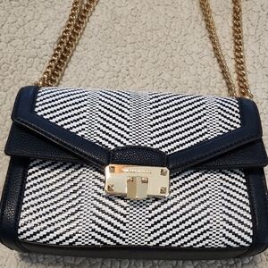 Michael Kors Black and White Women's Bag